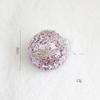 Esfera Rosa de Navidad Bola de Burbujas Decoración para Árbol de Navidad Colgante de Navidad Decoraciones Navideñas DIY Estrella para la Punta del Árbol Colgante