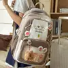 Mochila Escolar Fofa para Alunos do Ensino Fundamental, Ita Bag Estilo Japonês, Grande Capacidade, Alto Valor Estético, Mochila de Estudante, Mochila Transparente para Faculdade