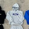 Moda Casual Retro Hip-Hop Esportiva Outono e Inverno Moda de Rua Marca Top Moletom Suéter Suéter Masculino e Feminino