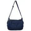 2026 Nuevo Estilo Bolso Cruzado de Mezclilla Lavada Estilo Coreano Bolso Mensajero Retro Versátil para Viajes Diarios y Estudiantes que Asisten a Clase Bolso de Hombro
