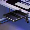 Placa de Extensão para Mesa de Computador Expansão Comprimento Largura Suporte de Braço Sem Furos Bandeja para Teclado