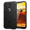 Capa protetora para celular Nokia 8.1 X7, capa protetora para Nokia 7 Plus, silicone fosco espessado resistente a quedas