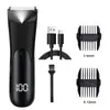 Display digital transfronteiriço lâmpada de corte privado elétrica com iluminação aparador de pelos corporais doméstico barbeador de carregamento corte de cabelo elétrico