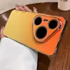 Aplicable a la funda de teléfono Huawei Pura90promax de color degradado Se transforma instantáneamente en la nueva funda protectora Naranja Mar Esmerilado a prueba de caídas