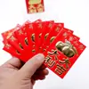 2026 Sobres Rojos para Año Nuevo, Boda y Dinero de la Suerte, Estampados en Oro, de Mil Yuanes, de Cien Yuanes, Planos, Creativos, con el Carácter para Bendición, Papel Rígido, Grandes, Medianos, Pequeños