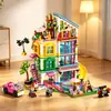 Blocos de Montar Modelo Novo Transfronteiriço Villa de Verão Brinquedos Educativos de Montagem para Meninas Castelo de Princesa Casa na Árvore Casa Presente de Feriado