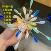 Artefato de Atmosfera de Véspera de Ano Novo Palito Torcido Fogos de Artifício Grampo de Cabelo Artesanal Pacote de Material DIY Acessórios de Cabelo Artefato de Dia de Ano Novo