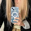 Tendencia Nacional Europea y Americana Floral Pintado Funda Magnética para iPhone18Promax Cubierta Protectora Anticaídas Apple 13/14