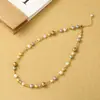 Collar de Diseño de Perlas Shijia Coloridas, Tamaño Nuevo, Cadena para Clavícula de Nicho, Exquisito de Gama Alta, Retro Elegante
