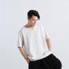 24 Verano Ma Fan Tela Nueva Algodón y Lino Camiseta de Manga Corta para Hombre Estilo Chino Top para Hombre Manga Corta Traje de Té Zen