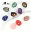 Cuentas Populares de Piedra Natural con Forma de Huevo Transfronterizas Accesorios para Hacer Joyería DIY Materiales al por Mayor