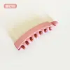 Presilha de Cabelo Banana Estilo Coreano e Japonês Nova Presilha Garra Cruzada Fosca com Dentes para Rabo de Cavalo e Penteado