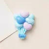 Lindo Macarrón Corazón Globo Resina Hecho a Mano DIY Pegamento Crema Accesorios para el Cabello Pasador Funda para Teléfono Móvil Accesorios para Vehículos Eléctricos