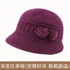 Gorros de Invierno para Ancianos, Gorros de Mamá, Gorros de Lana, Señoras Mayores, Gorros a Prueba de Frío para Abuela y Ancianos, Gorros Cálidos de Punto de Pelo de Conejo