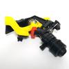 Boquilla rociadora oscilante de plástico de 6 puntos con ángulo ajustable y distancia, rotación automática de 360 grados, para césped, jardín, agricultura, riego, POM