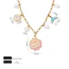 Collar Colgante de Tortuga Perla Luna Transfronterizo Accesorios Lujo Ligero Nicho Estilo Vacaciones Verano Dopamina Mujer Gama Alta