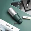 Nuevo Parasol Plata Titanio 50% de descuento Ocho Varillas Resistente al Sol y a los Rayos UV, Compacto y Portátil, Adecuado para Clima Soleado y Lluvioso, con Logo Personalizable
