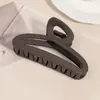 Pinza para el Cabello Grande Minimalista con Acabado de Alta Gama para Mujer, Adecuada para Peinados Recogidos en la Parte Trasera de la Cabeza, con un Diseño de Pinza de Tiburón Semicircular Mate de Yiwu