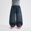 Ropa de Invierno Nueva para Niños de Hai Ma Pantalones de Invierno con Forro de Terciopelo para Niños Adolescentes Moda Infantil Pantalones de Plátano Jeans