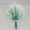 Decoración de Boda Pastoril Flocado Lavanda al por Mayor Césped Artificial Lana de Valor Plástico Espiga de Trigo Falsa Decoración ramo
