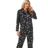 Conjunto de Pijama Roupas de Casa Europeu e Americano Cardigã de Cetim Calça de Manga Longa Conjunto de Duas Peças Seda Gelada Coração Listrado
