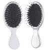 Peine de Cerdas de Jabalí Plateado Galvanizado Modelo Nuevo Transfronterizo Peine para Peinar el Cabello Peine para Cabello Seco y Húmedo Peine con Airbag Peine con Cojín de Aire