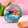 Ímãs de Geladeira de Yunnan, Presentes Culturais e Criativos de Areia Movediça de Metal, Souvenirs de Edifícios Marcantes de Kunming, Dali, Lijiang, Shangri-La