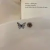 Hermosos Pendientes de Mariposa Soñadora Tridimensionales, Pendientes de Diseño Dulce de Rosa, Estilo Popular de Primavera y Verano, Pendientes Elegantes y de Alta Gama