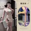 Lencería Luna Privada Flor de la Suerte Qipao de Cocinera de Jiangnan Estilo Chino Nuevo para Mujer Encaje Tentación Transparente Tendencia Nacional Uniforme