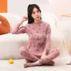 Roupas de Outono para Jovens Calças de Outono Pijamas Infantis Conjunto de Roupa Íntima Térmica para Meninos Tricô para Meninas Calças de Tricô Algodão para Estudantes Roupa Íntima Térmica