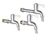 Grifo de Lavadora Shouli de Cobre Completo Monomando Frío de 4 Puntos Especial Extendido para Desagüe de Fregona Grifo Doméstico