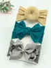 Venta caliente banda para el pelo de bebé lazo de nailon accesorios para el pelo de niños calcetines de bola súper suaves juego de tocado ancho Venta al por mayor