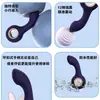 Vibrador Anal de Ponta Plana, Bastão Vibratório, Plug Anal Elétrico, Dupla Utilização para Vagina e Ânus, Brinquedo Sexual Adulto para Homens e Mulheres, 120/Caixa