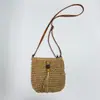 Nova Bolsa Tecida à Mão com Franjas Versátil Bolsa Transversal Bolsa de Ombro Único Feminina Bolsa de Praia para Férias na Costa Venda Direta da Fábrica