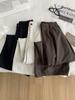 Pantalones Casuales Adelgazantes de Cintura Alta para Otoño e Invierno Pantalones Cargo de Moda Estilo Old Money Relajado Pantalones de Pierna Ancha Scimitar para Mujer
