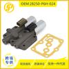 Válvula solenóide de tubulação 28250-P6H-024 aplicável à caixa de engrenagens Honda 28250P6H024 espiral linear dupla
