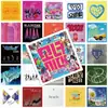 96 Adesivos de Capa de Álbum Kpop Amazon Mais Vendidos Música Álbum Graffiti Personalizado Decoração Adesivos para Celular Computador