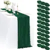 Amazon Transfronterizo Bali Hilo Mantel de Mesa Tela Plegada Fiesta Navideña Boda Decoración Mantel de Mesa Arrugado Venta al por Mayor