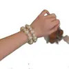 Estilo de Celebridad, Noble y Lujoso, Diadema para el Cabello de Perlas y Diamantes, Pulsera y Cuerda para el Cabello de Lujo Ligero de Gama Alta, Doble Propósito