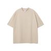 Nuevo Producto 2026 Camiseta de Manga Corta Lisa de Color Sólido Tono Tierra 275g para Hombre Niebla Algodón Puro Marca de Moda para Hombre Tallas Grandes Ropa para Hombre
