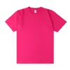 Encuentra una fábrica para camisetas de algodón puro de 250 g, tops de color liso de marca moderna para hombre, manga corta, cuello redondo, ropa casual deportiva con logo personalizado.