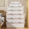 Caja de almacenamiento para el fondo de la cama, caja de almacenamiento extragrande para el fondo de la cama, caja de almacenamiento de plástico, suministros para el hogar, caja de almacenamiento especial para el fondo de la cama
