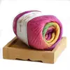 Venta al por mayor Hilo de Lana Hui Cai Hilo Islandés DIY Crochet Hecho a Mano Suéter Chal Hilo Sección Larga Teñido Color Degradado Hilo de Lana Islandés