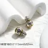 Aleación de Plata Antigua de Xizang Estilo Étnico Incrustado Cabeza de Buda de Tres Caras con Mantra de Seis Palabras, Cabeza de Buda de Tres Caras Conectada Bicolor Oro y Plata