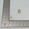 Novo Pingente Chanel Duplo C Prata Letra Inglesa Árabe Pingente DIY Colar Pulseira Acessórios de Joias