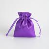 Bolsa de satén con cordón de tela satinada, bolsa de satén con cordón, bolsa de almacenamiento de joyas, bolsillo de regalo