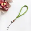 Cordão Curto para Celular, Cordão de Couro PU de Alta Qualidade, Pingente de Chaveiro, Pulseira de Pulso Unissex