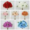 Flor de Mesa Flor Artificial Transfronteiriça Alta Luxo Bola de Flores Produto Acabado Atacado Bola de Flores Rosa Flor Artificial Decoração Mesa de Jantar Mesa de Conferência Flor