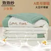 Manta de Clase A, Colcha de Aire Acondicionado, Manta para Siesta en la Oficina, Manta de Verano Enfriadora de Soja, Colcha de Verano, Lavable a Máquina, Estilo Delgado