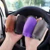 Funda para Volante de Coche para Hombres y Mujeres en Verano, Sencilla y Moderna, Absorbente de Sudor y Antideslizante, Estilo Universal para Cuatro Estaciones, Delgada y Suave